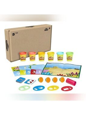 Play-Doh Create Shape and Count Numbers Playset Playmats Flashcards Learning NEW